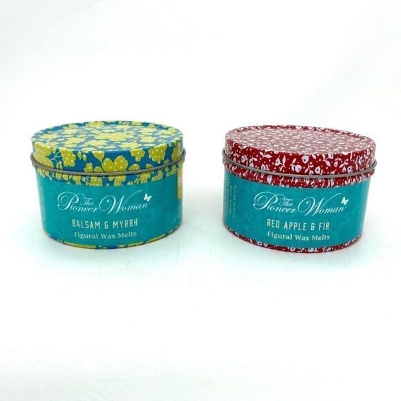 The Pioneer Woman Wax Melts (2) Red Apple & Fir and Balsam & Myrrh - Picture 1 of 9